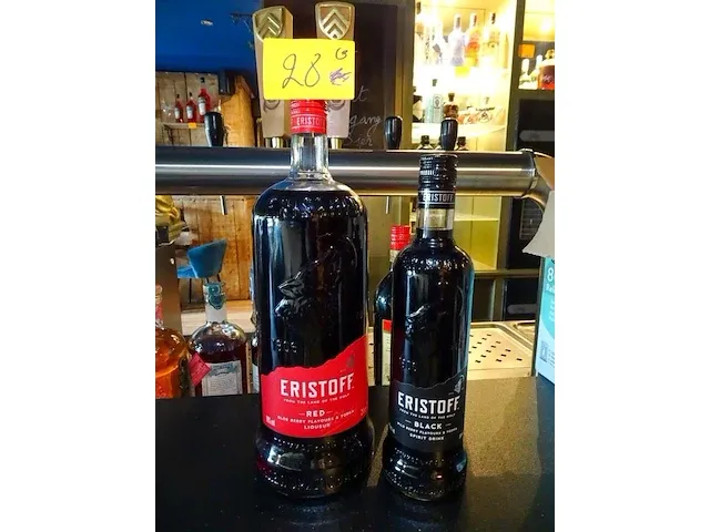 2x fles eristoff - afbeelding 1 van  1