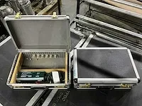 2x flightcase koffer met batterij