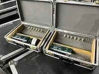 2x flightcase koffer met batterij - afbeelding 5 van  7
