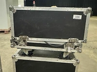 2x flightcase met verlichting - afbeelding 1 van  6