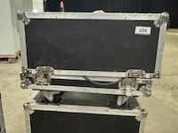 2x flightcase met verlichting - afbeelding 2 van  6