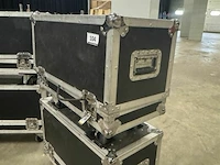 2x flightcase met verlichting - afbeelding 3 van  6