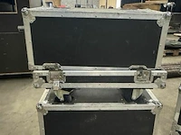 2x flightcase met verlichting - afbeelding 5 van  6