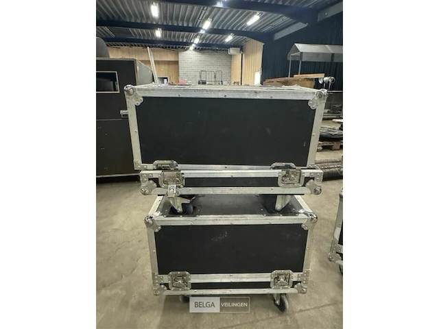 2x flightcase met verlichting - afbeelding 6 van  6