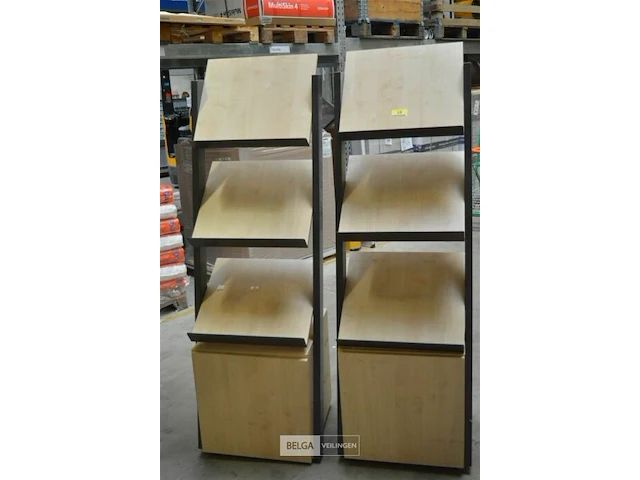 2x folderrek met kast - afbeelding 1 van  3