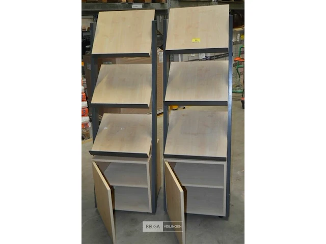 2x folderrek met kast - afbeelding 2 van  3