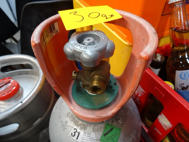 2x gasfles co2 - afbeelding 6 van  6