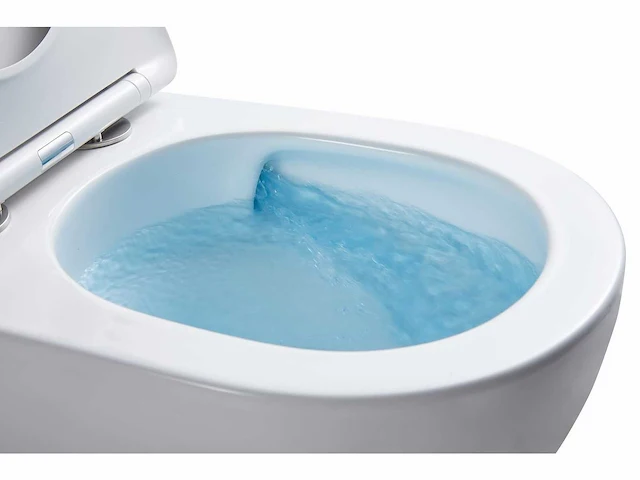 2x geberit complete toiletset met glanzend wit tornado spoeling - afbeelding 2 van  3