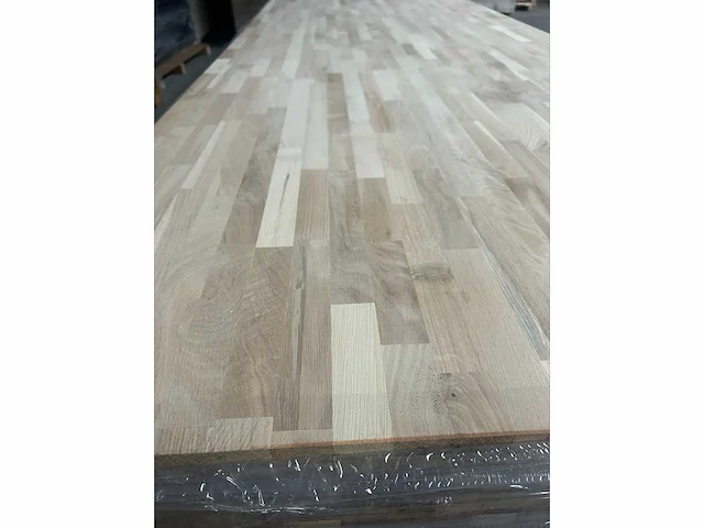 2x gelamelleerd eiken werkblad 20mm - afbeelding 2 van  4
