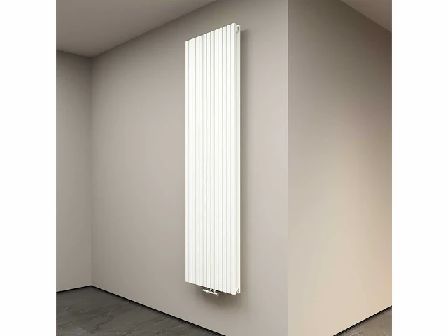 2x h1800xb500 dubbele design radiator vero mat wit - afbeelding 4 van  4