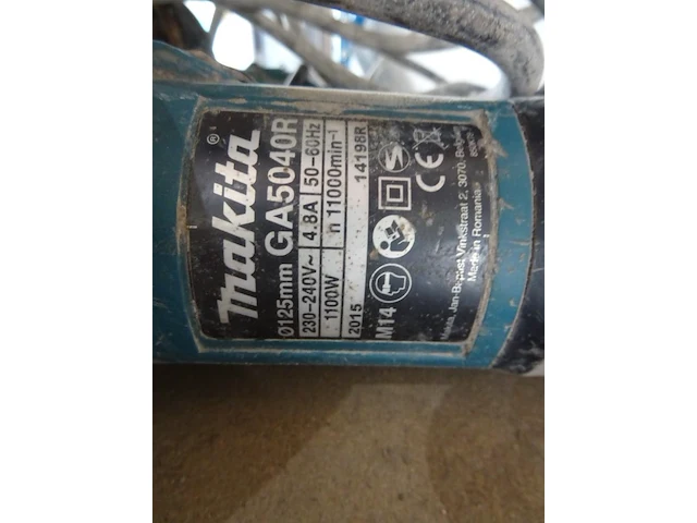 2x haakse slijper makita - afbeelding 2 van  4