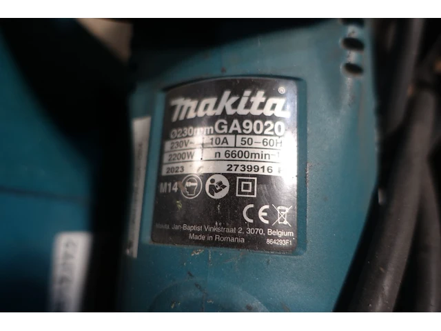 2x haakse slijper makita - afbeelding 2 van  3