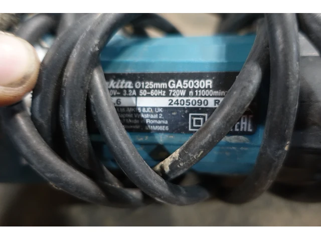 2x haakse slijper makita - afbeelding 3 van  3