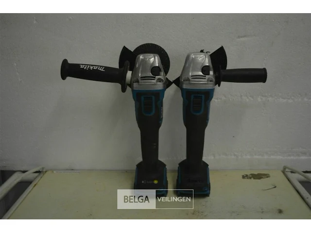 2x haakse slijpmachine zonder batterij - afbeelding 1 van  5