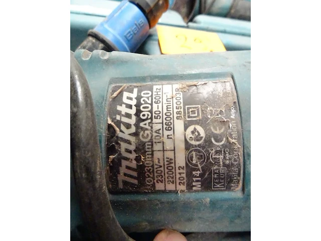 2x haakseslijper makita - afbeelding 5 van  7