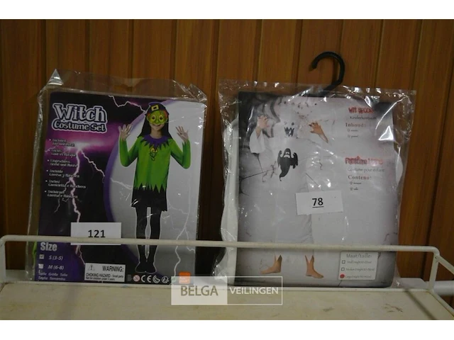 2x hallloween pak kids m en s - afbeelding 1 van  3