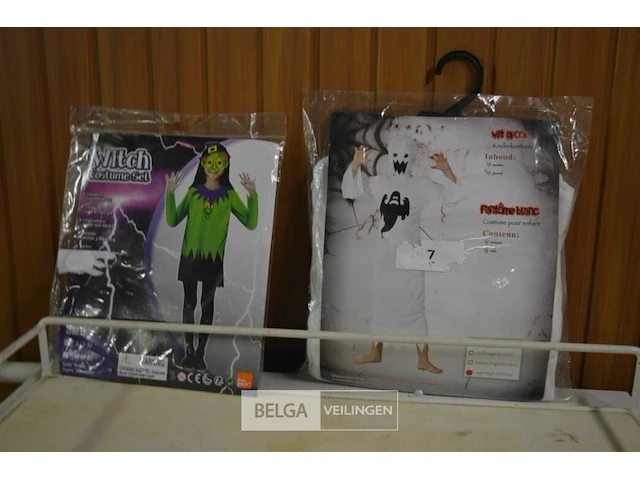 2x hallloween pak kids m en s - afbeelding 1 van  2