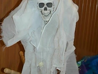 2x halloween deco skelet met licht - afbeelding 2 van  4