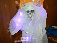2x halloween deco skelet met licht - afbeelding 4 van  4