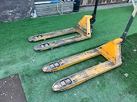 2x hand hydraulische palletwagen - afbeelding 3 van  5