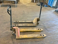 2x hand hydraulische palletwagen - afbeelding 3 van  5