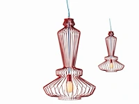 2x hanglamp dl rood - afbeelding 1 van  4