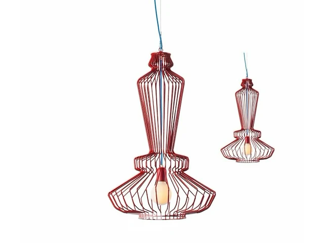 2x hanglamp dl rood - afbeelding 1 van  4