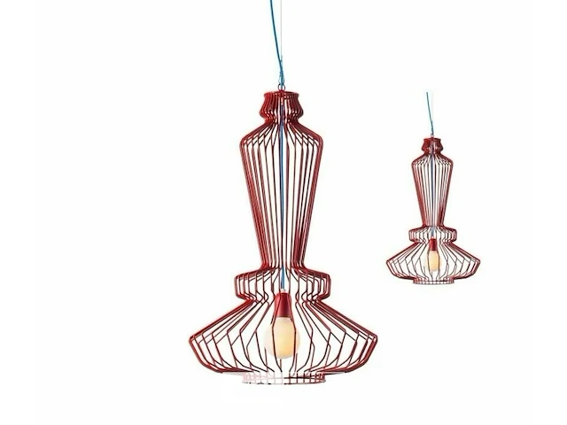 2x hanglamp dl rood - afbeelding 1 van  1