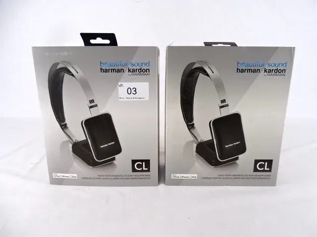 2x harman kardon koptelefoon - afbeelding 1 van  3