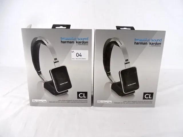 2x harman kardon koptelefoon - afbeelding 1 van  3