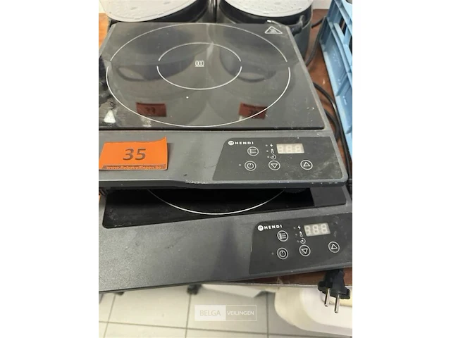 2x hendi elektrische kookplaat 220v - afbeelding 1 van  3