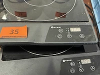 2x hendi elektrische kookplaat 220v - afbeelding 1 van  3