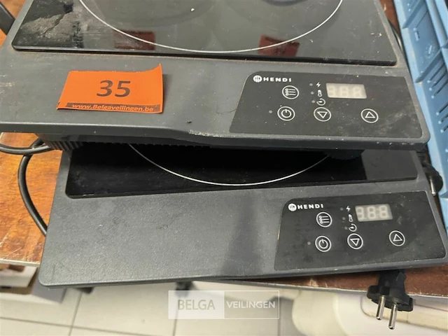 2x hendi elektrische kookplaat 220v - afbeelding 2 van  3