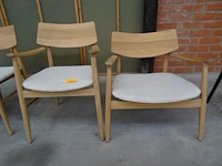 2x houten armstoel - afbeelding 1 van  3
