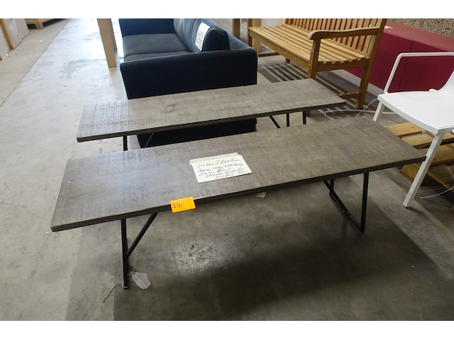 2x houten bankstel - afbeelding 1 van  5