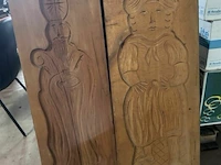 2x houten grote bakvormen voor speculaas