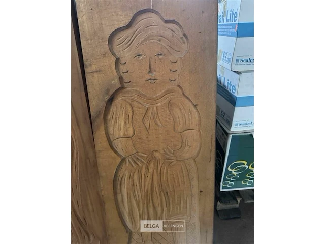 2x houten grote bakvormen voor speculaas - afbeelding 4 van  4