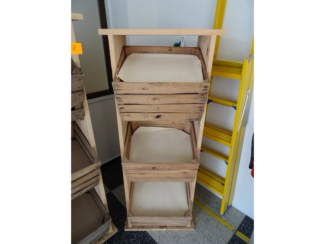 2x houten presentatiemeubel - afbeelding 2 van  5