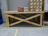 2x houten tafel - afbeelding 3 van  4