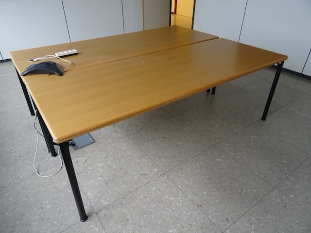 2x houten tafel - afbeelding 3 van  3