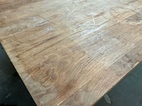2x houten tafel - afbeelding 3 van  8