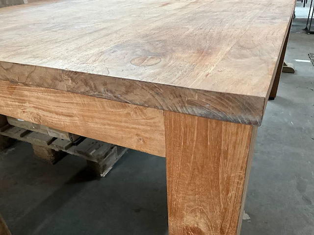 2x houten tafel - afbeelding 4 van  8