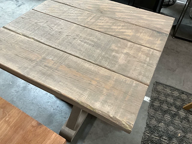 2x houten tafel - afbeelding 5 van  8
