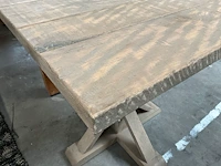 2x houten tafel - afbeelding 6 van  8