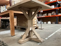 2x houten tafel - afbeelding 7 van  8