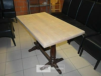 2x houten tafels - afbeelding 1 van  3