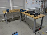 2x houten werkbank bahco - afbeelding 1 van  5