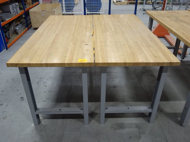 2x houten werkbank bahco - afbeelding 1 van  4