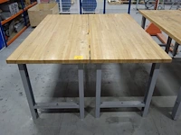 2x houten werkbank bahco - afbeelding 1 van  4