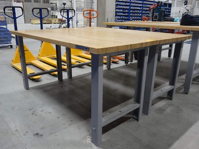 2x houten werkbank bahco - afbeelding 3 van  4
